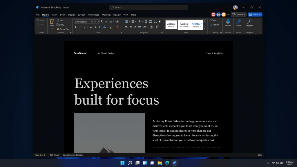 office dark mode