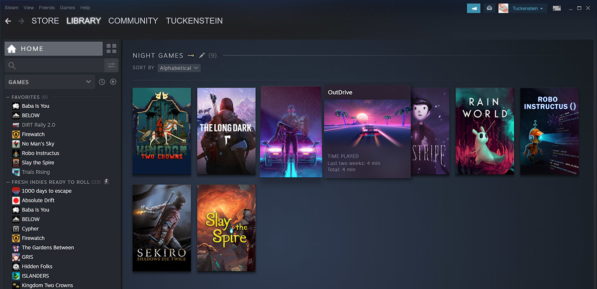 steam library